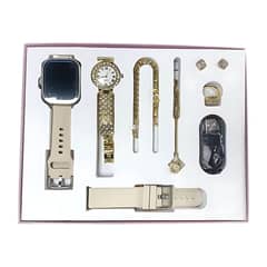 A58 Plus 2024 Women's Luxury Gold Watch Unique Gift Set