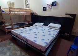 Used Bed set | Low Profile | Side Tables, Mirror & Dressing Table