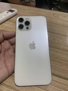 iPhone 12 Pro Max 256 White PTA Dual Approved Physical + e Sim
