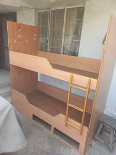 Bunk Bed Doubble story imported pure wood, very Strong set