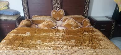 Shekhani Velvet Bridal Bed Sheet
