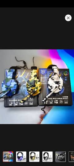 Brand New RGB Gaming Headphones Stereo Sound Hi Fi Bass 15Days Waranty