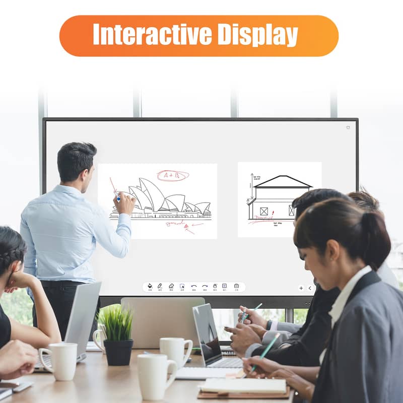 Interactive Touch LED Screen LG Brand LED TV 55" 65" 75" 100" Inches 4