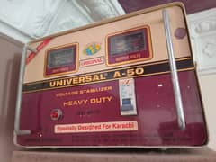 universal stablizer 5000 W just like new for sale