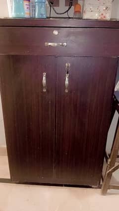 3 portion cupboard with a drawer for sale
