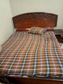 wooden good quality bed