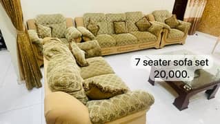 7 Seater Sofa Set for Urgent Sale.