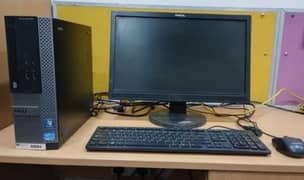 Core i3 3rd generation with Monitor, gaming mouse and keyboard