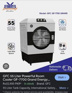 GFC GF 7700 Grand Ac Air Cooler Copper 99.9%