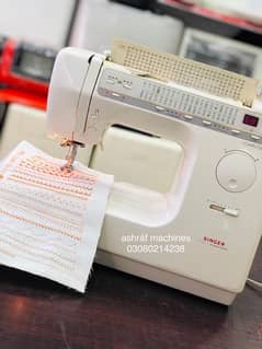 Singer new model embroidery machine