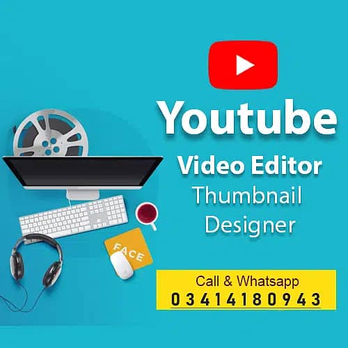 YouTube Video Editing, Thumbnail Design & SEO – Grow Your Channel Fast 0