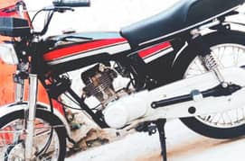 Honda 125cc bike with complete file