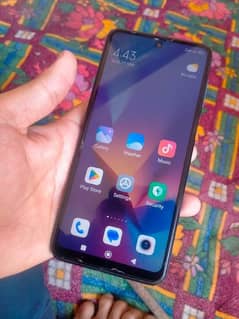 redmi note 9s 10 by 10 condition phone and charger