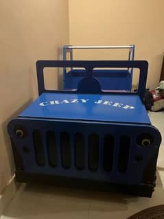 Kid’s Blue Jeep (single bed)