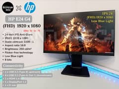 Hp 24inch IPS FHD 1080p 60hz Bezelless Gaming LED Monitor PC