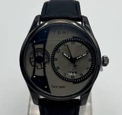 stainless steel analogue watch