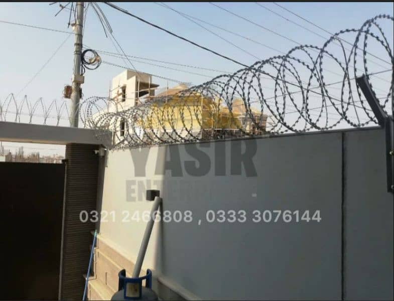 Best Electric Fence & Razor Wire Company in Karachi - Barbed Wire 2