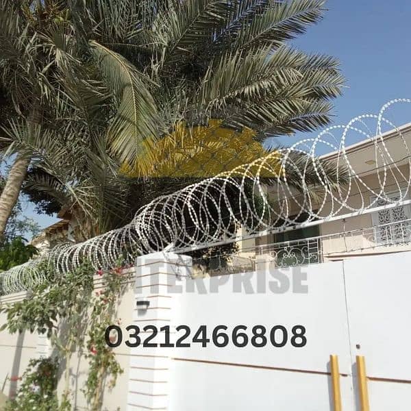 Best Electric Fence & Razor Wire Company in Karachi - Barbed Wire 4