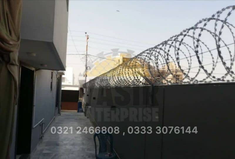 Best Electric Fence & Razor Wire Company in Karachi - Barbed Wire 5