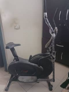 exercise cycle black