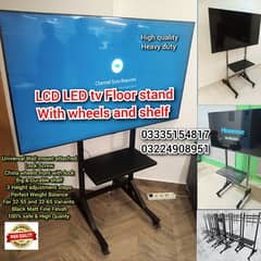 Portable LCD LED tv Floor stand with wheels high quality office home