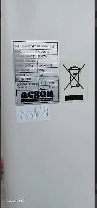 Acson 10hp floor standing 4