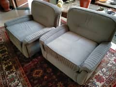 7 seater sofa - imported, strong, but old