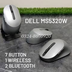 DELL MS5320W 3 Device Bluetooth Wireless Mouse Mice Latest Original