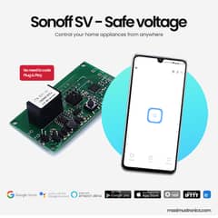 Sonoff SV smart wifi DC 5V 12V 24v ewelink wifi switch safe voltage