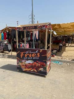 Fries Stall With All Accessories
