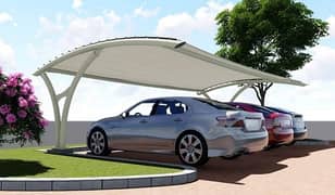 fiberglass shed\car parking shade\car shed\Fiber Shades\Tensile Shades