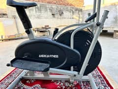 2-in-1 Fitness Machine | Elliptical Trainer & Exercise bike