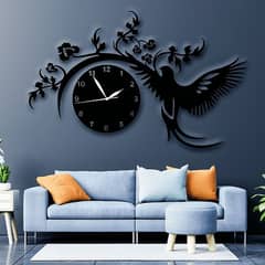 Tags Hub! 3D Eagle Wooden Wall Clock