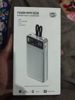 20,000 mah power bank with original super fast option cables