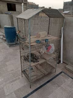 3 Floor Birds Cage