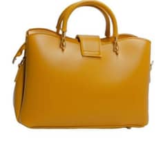 Women's leather plain handbags
