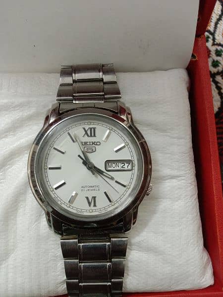 Orignal seiko 5 japan 21 jewels glass change condition 8/10 0