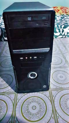 computer full setup for sale core 2 duo cpu & 17 inch Lcd