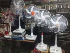 charging fan / rechargeable  / AC / DC / 12 volts / chargeable fan