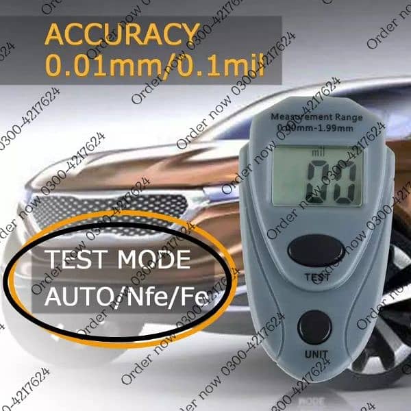 Car Thickness Gauge Meter Digital Paint Films For Car Paint Tester 2