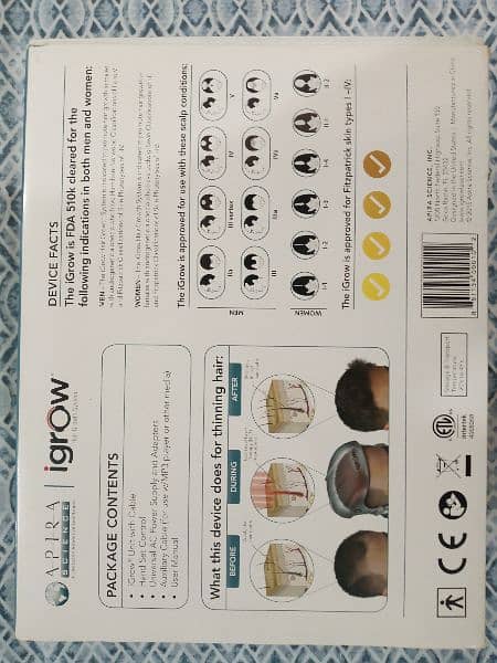 Hair growth igrow System 1