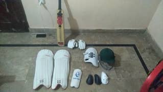 complete cricket kit 1 month used 10 by 10 condition
