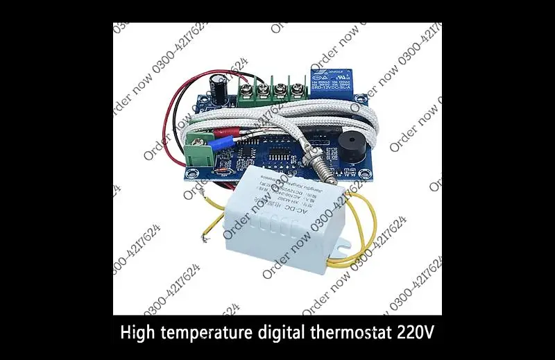 K type thermocouple incubator 12V 220V XH-W1315 high temperature — photo 2