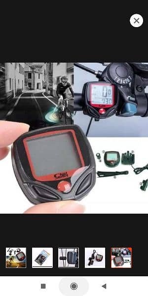 Bicycle Computer- Bike Computer With LCD Digital Display Waterpr 12