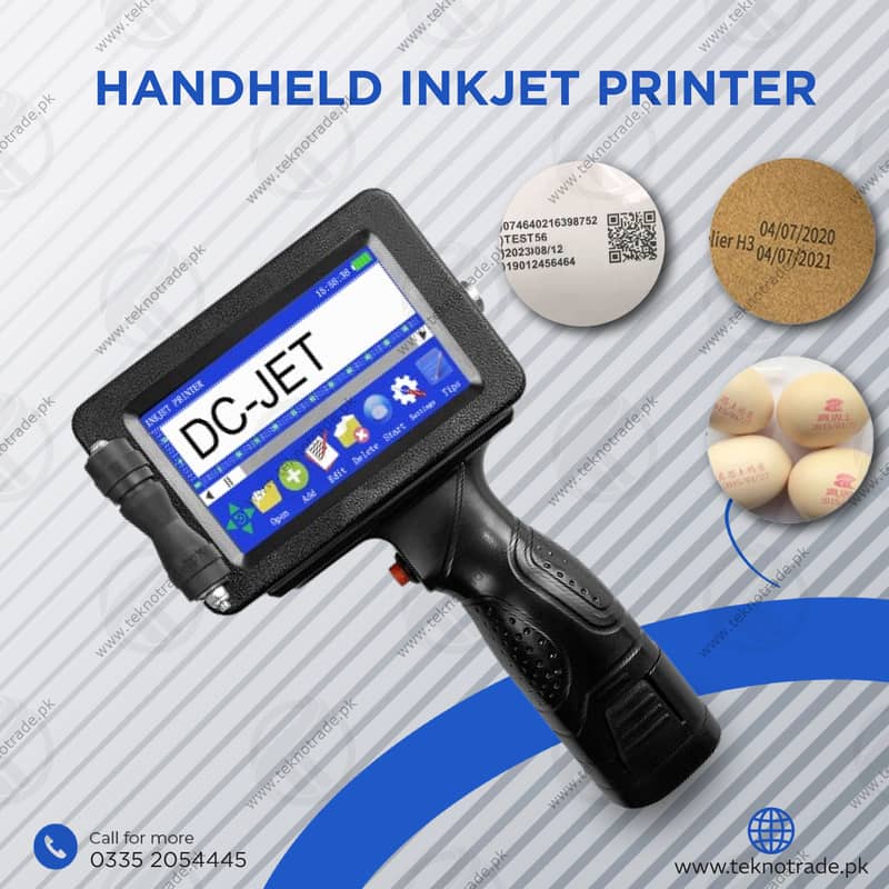 Expiry Date Printer 12.7mm/Handheld InkJet Printer(xi) 0