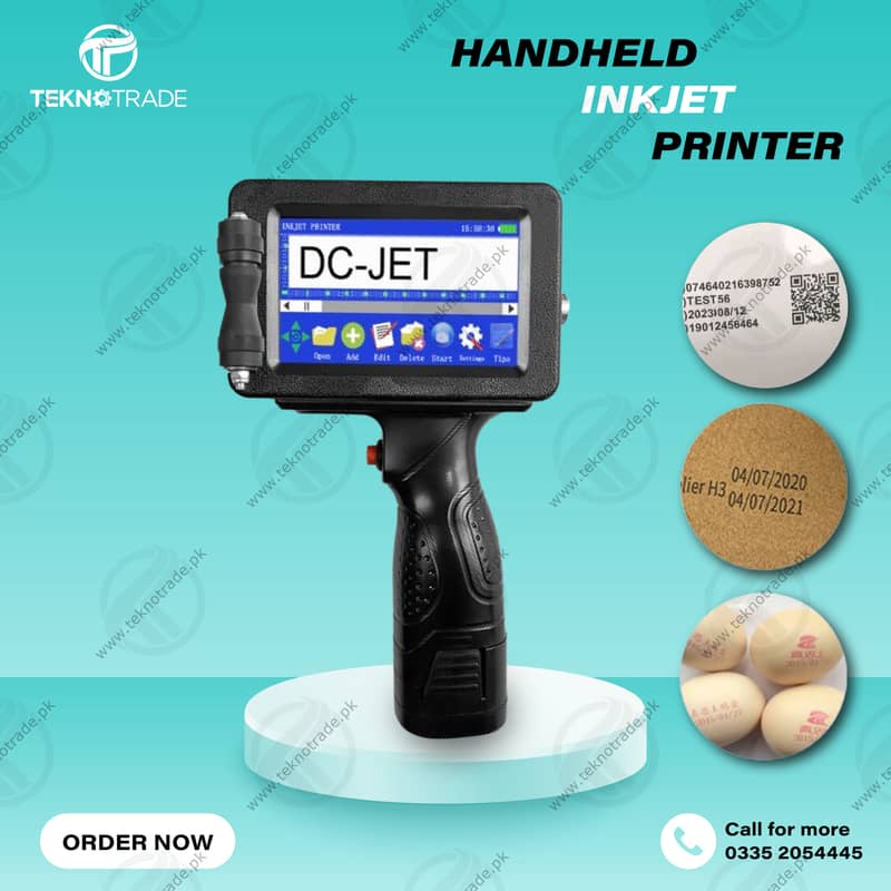 Handheld Inkjet Expiry Date Printer 12.7mm (iii) 0