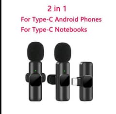 3 in 1 Microphone for vedio and audio recording dual  Microphone