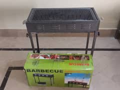 Adjustabel Charcoal BBQ Grill - Stainless Steel Extendable Grill Table