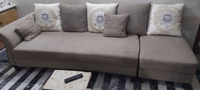 L-shaped sofa premium foam