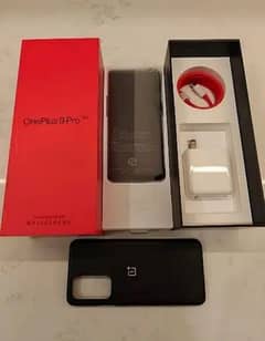 one plus 9 pro 12/256 dual sim approved full boxs